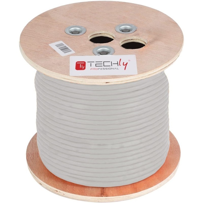 TECHLY KABEL SKRĘTKA KAT 6A S/FTP LINKA 305M PIMF TECHLY KABEL SKRĘTKA KAT 6A S/FTP LINKA 305M PIMF