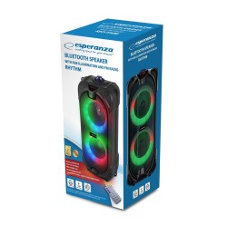 ESPERANZA GŁOŚNIK BLUETOOTH FM LED RGB RYTHM EP157