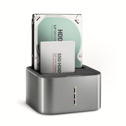 Stacja dokująca AXAGON ADSA-DC USB3.2 Gen1 - 2x SATA 6G CLONE DUAL HDD ASMedia