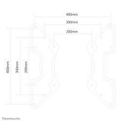 Uchwyt montażowy NewStar NEOMOUNTS FPMA-VESA440 (27" - 60" do 1 ekranu biurkowy, mobilny, narożny, Obrotowy, podłogowy, Stały,