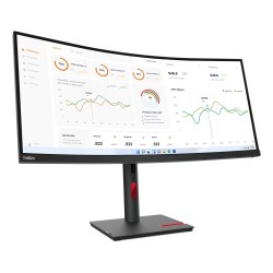 Lenovo ThinkVision T34w-30 LED display 86,4 cm (34") 3440 x 1440 px Wide Quad HD Czarny