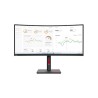 Lenovo ThinkVision T34w-30 LED display 86,4 cm (34") 3440 x 1440 px Wide Quad HD Czarny