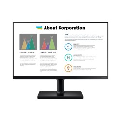 MONITOR SAMSUNG LED 24" LF24T450FZUXEN