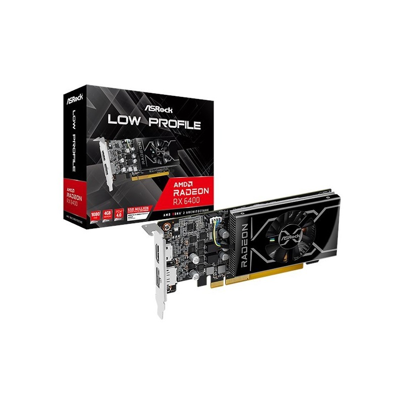 Karta graf. ASROCK RX 6400 LP 4GB