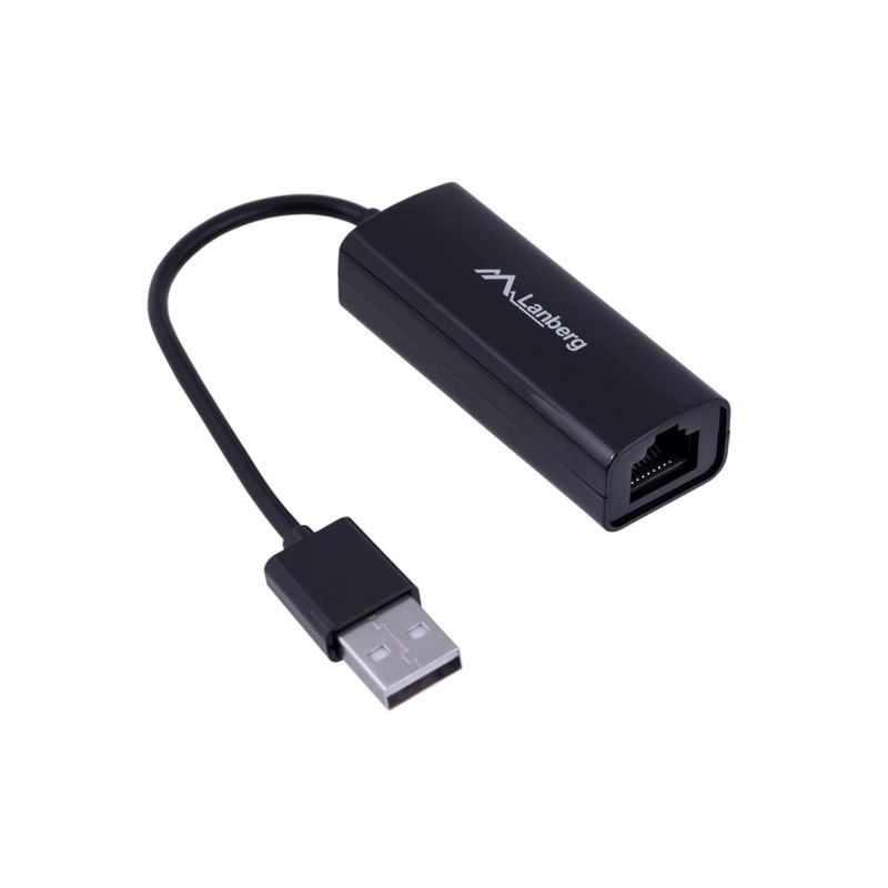 Karta sieciowa Lanberg NC-0100-01 (USB 2.0 1x 10/100Mbps)