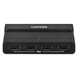 UNITEK PRZEŁĄCZNIK KVM 4X USB-A 5GBPS, AKTYWNY