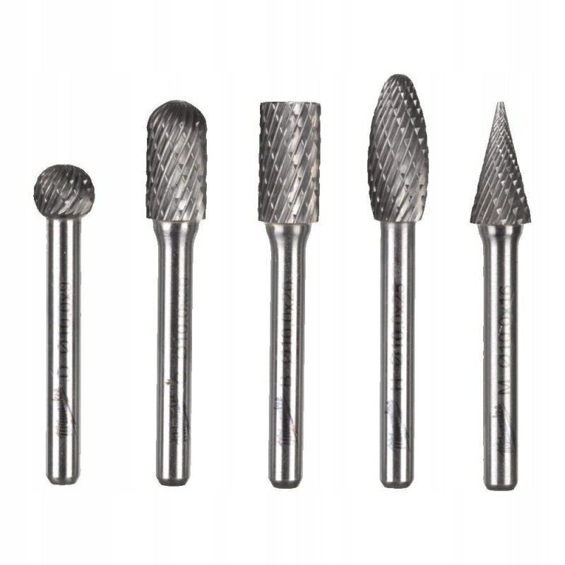 MILWAUKEE FREZY DO METALU 6 x 10mm TCT ZESTAW 5szt.