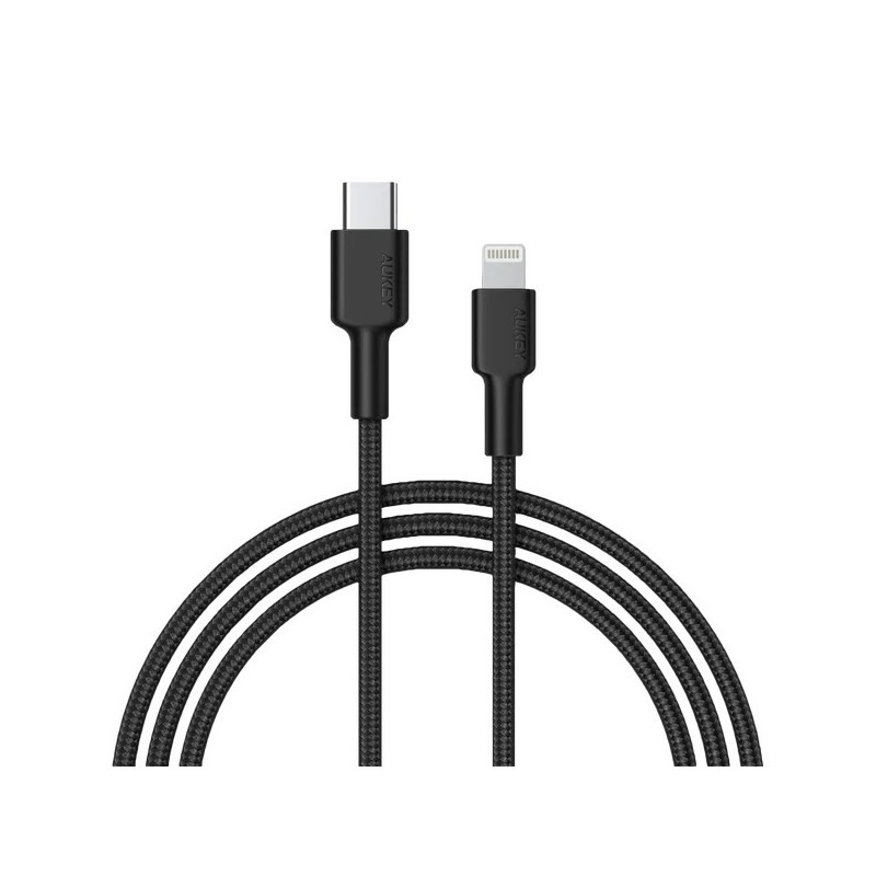 AUKEY CB-CL02 NYLONOWY KABEL USB C-LIGHTNING 1.2M