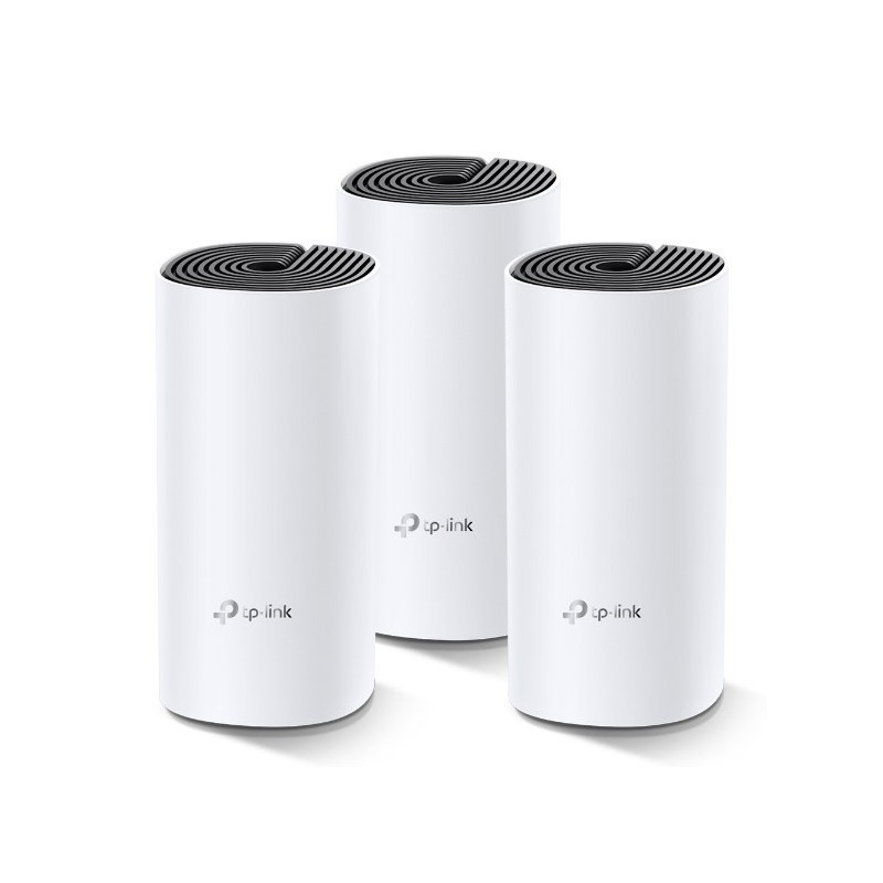 TP-Link Deco M4(3-pack) Dual-band (2.4 GHz/5 GHz) Wi-Fi 5 (802.11ac) Biały 2 Wewnętrzny TP-Link Deco M4(3-pack) Dual-band (2.4 GHz/5 GHz) Wi-Fi 5 (802.11ac) Biały 2 Wewnętrzny