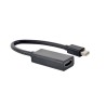 Adapter GEMBIRD A-MDPM-HDMIF-02 (Mini DisplayPort M - HDMI F 0,15m kolor czarny)