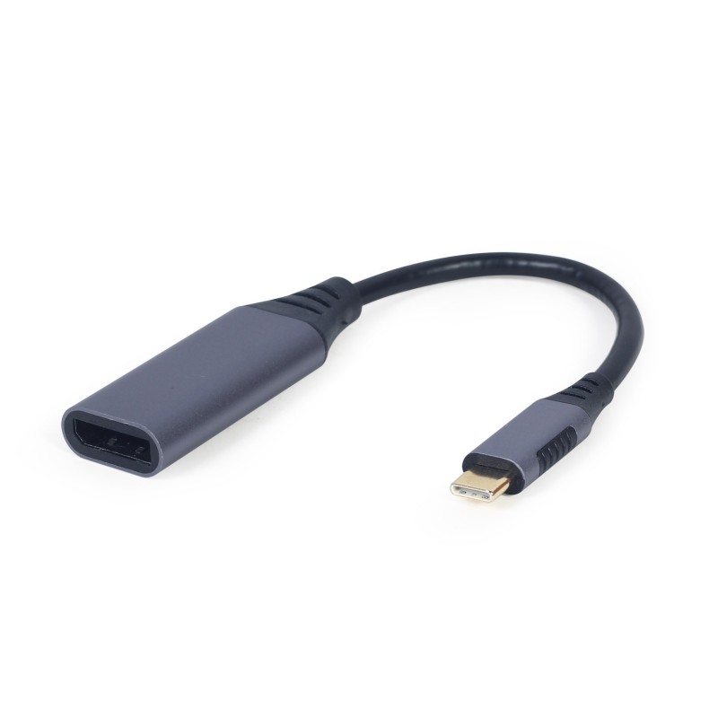 GEMBIRD ADAPTER Z USB TYPE-C DO DISPLAYPORT NA KABLU SZARY