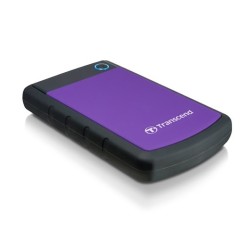 Transcend StoreJet 25H3P (USB 3.0), 2TB zewnętrzny dysk twarde Czarny, Fioletowy