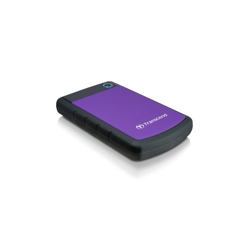 Transcend StoreJet 25H3P (USB 3.0), 2TB zewnętrzny dysk twarde Czarny, Fioletowy