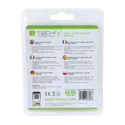 TECHLY KARTA SIECIOWA ADAPTER USB-A 2.0 NA RJ45 10