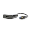 Adapter GEMBIRD A-USB3-HDMI-02 (USB 3.0 M - HDMI F 0,15m kolor czarny)