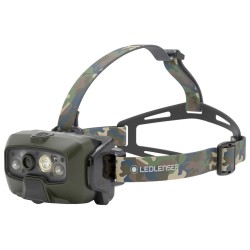 Latarka Ledlenser HF8R Core RGB camouflage