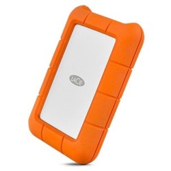 LaCie Rugged USB-C zewnętrzny dysk twarde 4 TB 5400 RPM 2.5" USB Type-C 3.2 Gen 1 (3.1 Gen 1) Pomarańczowy, Srebrny