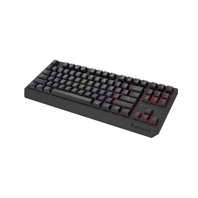 GENESIS Thor 230 TKL klawiatura Gaming USB + RF Wireless + Bluetooth QWERTY Szary