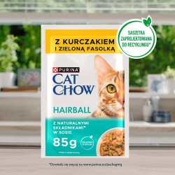 PURINA CAT CHOW Hairball Kurczak 85g