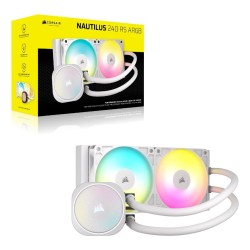 CORSAIR NAUTILUS 240 ARGB White, 240mm Radiator, Liquid CPU Cooler