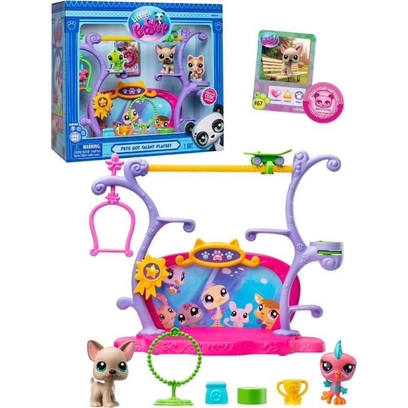 Littlest Pet Shop Zestaw Pets Got Talent z 2 figurkami 00558