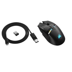 Corsair CH-931A011-EU myszka Gaming Po prawej stronie RF Wireless + Bluetooth Optyczny 26000 DPI