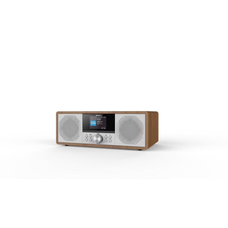 Wieża stereo Denver MIR-270DW z radiem internetowym dark wood