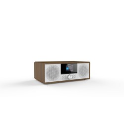 Wieża stereo Denver MIR-270DW z radiem internetowym dark wood