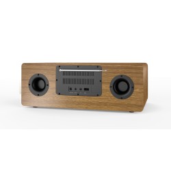 Wieża stereo Denver MIR-270DW z radiem internetowym dark wood