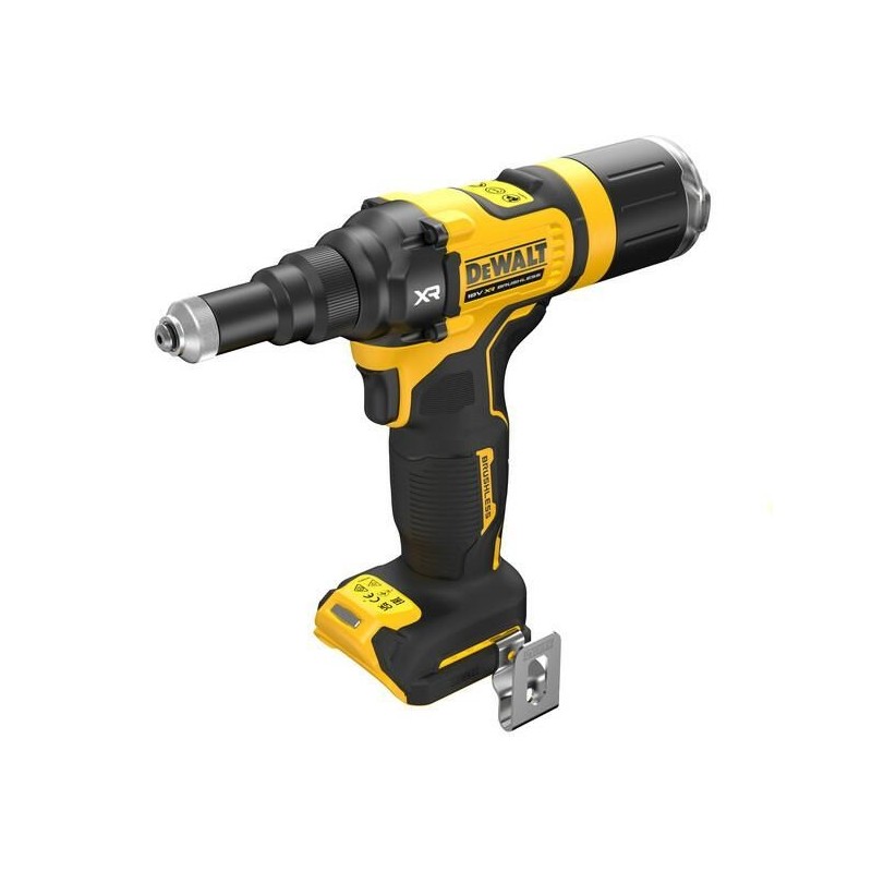 DeWALT DCF403NT-XJ narzędzie do nitów mechanicznych Czarny, Żółty 2.4,3.2,4,4.8 mm 10000 kN