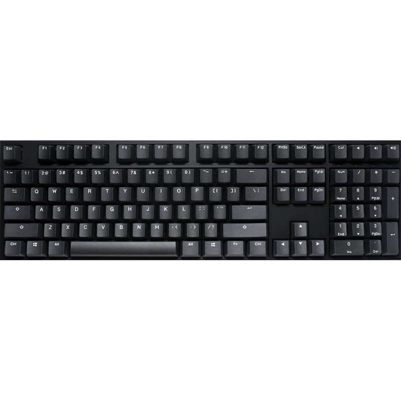 Ducky Origin Phantom Black klawiatura Uniwersalne USB QWERTY Angielski Czarny