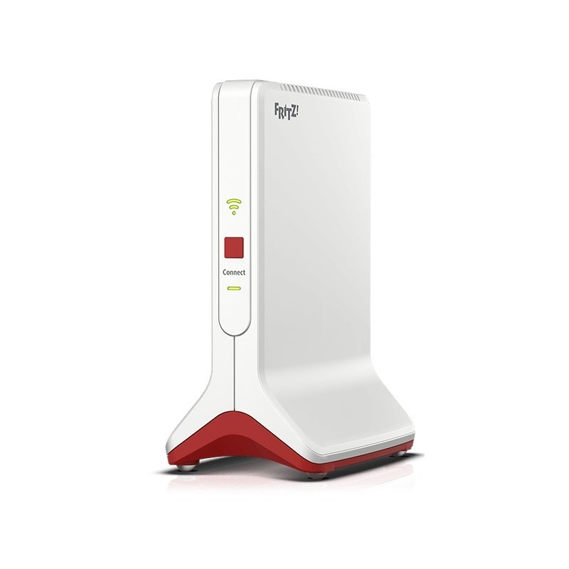 FRITZ!Repeater 6000 router bezprzewodowy Ethernet Tri-band (2.4 GHz/5 GHz/5 GHz) Czerwony, Biały FRITZ!Repeater 6000 router bezprzewodowy Ethernet Tri-band (2.4 GHz/5 GHz/5 GHz) Czerwony, Biały