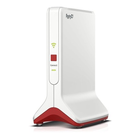 FRITZ!Repeater 6000 router bezprzewodowy Ethernet Tri-band (2.4 GHz/5 GHz/5 GHz) Czerwony, Biały