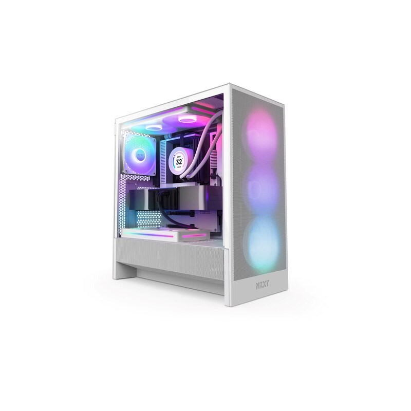 NZXT H5 Flow RGB Midi Tower Biały