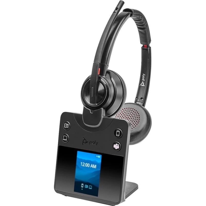 POLY Zestaw słuchawkowy Savi 8420 Office Stereo z certyfikatem Microsoft Teams DECT 1880–1900 MHz