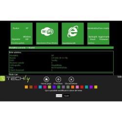 Router bezprzewodowy Techly I-WL-REPEATER2 Fast Ethernet Czarny, Biały