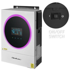 Qoltec 53873 Hybrydowy inwerter solarny Off-Grid 6kVA | 6kW | 120A | MPPT | LCD | Wi-Fi | BMS | Sinus