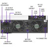 Qoltec 53874 Hybrydowy inwerter solarny Off-Grid 4kVA | 4kW | 120A | MPPT | LCD | Wi-Fi | BMS | Sinus