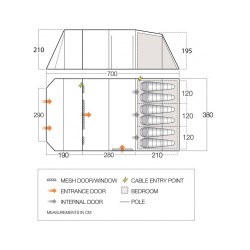 NAMIOT VANGO LISMORE 600XL PACKAGE