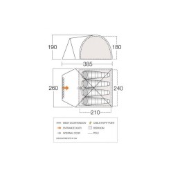 NAMIOT VANGO CRAGMOR 400