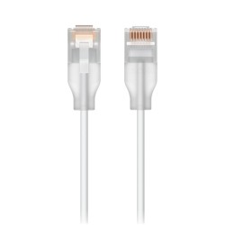 Ubiquiti UACC-Cable-Patch-EL-15M-W kabel sieciowy Półprzezroczysty, Biały Cat6