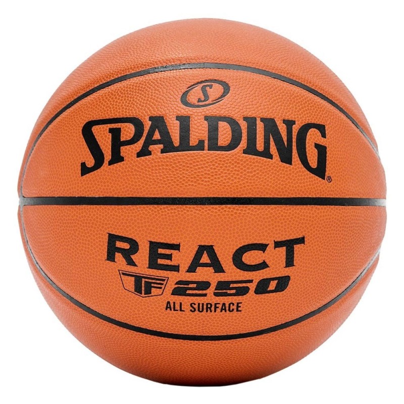 Piłka koszykowa Spalding React TF-250 rozm. 7 brązowa 76801Z