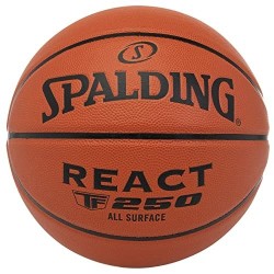 Piłka koszykowa Spalding React TF-250 rozm. 7 brązowa 76801Z