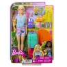 BARBIE Kemping Barbie Malibu Lalka + akcesoria HDF73