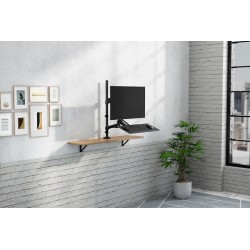 Neomounts FPMA-D500KEYB uchwyt / stojak do monitorów 68,6 cm (27") Biurko Czarny