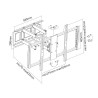 Uniwersalny uchwyt ścienny do TELEWIZORA LED 60-100'' RAMIĘ 3D MC- 679 Maclean