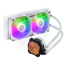 COOLER MASTER CHŁODZENIE WODNE CPU MASTERLIQUID 240L CORE ARGB BIAŁE MLW-D24M-A18PZ-RW