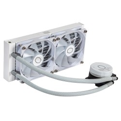 COOLER MASTER CHŁODZENIE WODNE CPU MASTERLIQUID 240L CORE ARGB BIAŁE MLW-D24M-A18PZ-RW