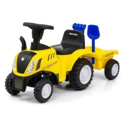 Jeździk Pojazd New Holland T7 Traktor żółty Milly Mally jeździdełko auto