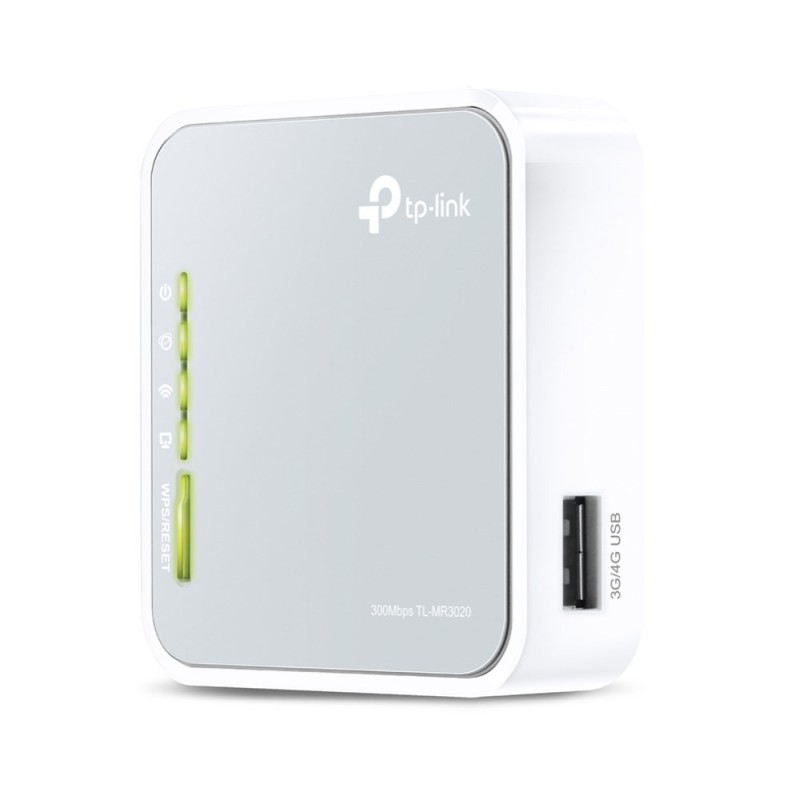 TP-Link TL-MR3020 router bezprzewodowy Fast Ethernet Jedna częstotliwości (2,4 GHz) Szary, Biały TP-Link TL-MR3020 router bezprzewodowy Fast Ethernet Jedna częstotliwości (2,4 GHz) Szary, Biały